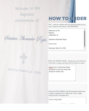 Load image into Gallery viewer, Embroidered Party Banner