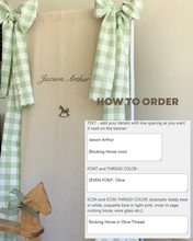 Load image into Gallery viewer, Embroidered Party Banner